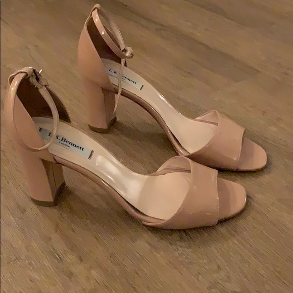 LK Bennett Nude Block Heel size 8.5 - Picture 5 of 5